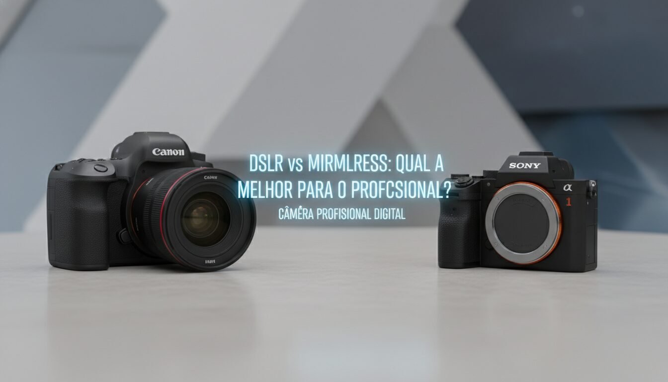 DSLR vs Mirrorless: qual a melhor para o profissional? - camera profissional digital | Emin Media