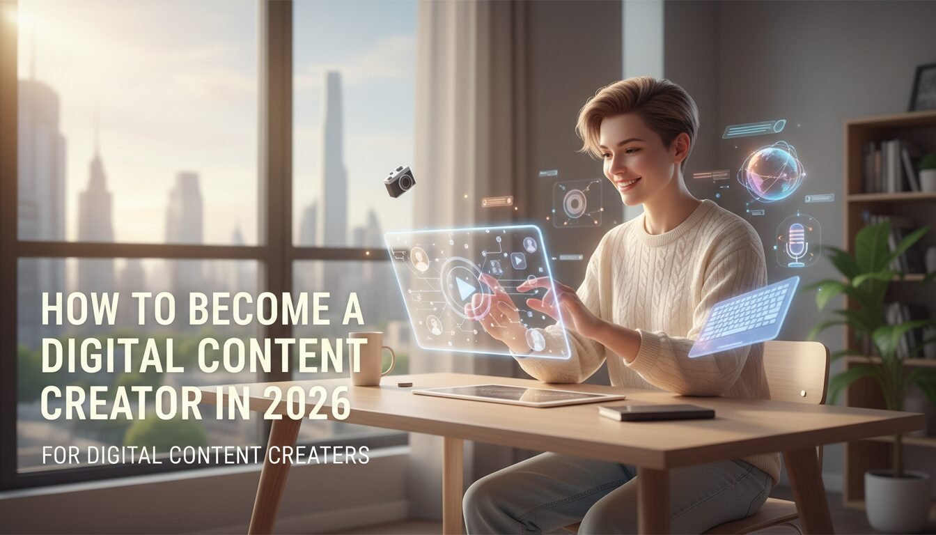 How to Become a Digital Content Creator in 2026 - digital content creator | Emin Media