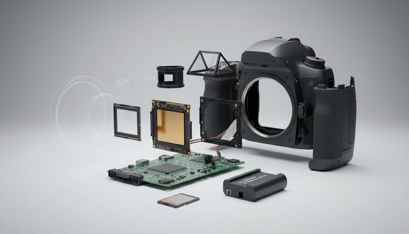 Core Components and Design of a DSLR - Digital SLR Camera Definition | Emin Media