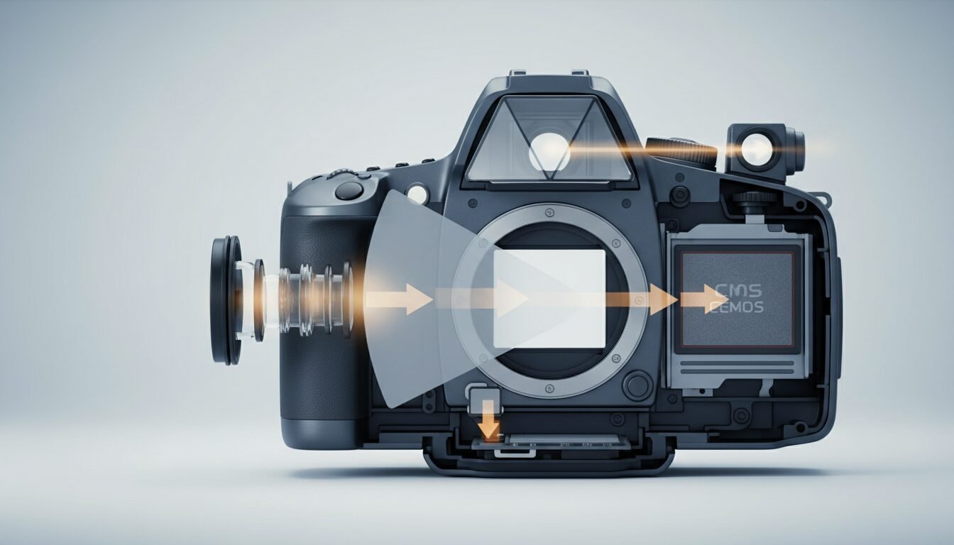 How a DSLR Camera Works: Light Path and Mirror Mechanism - Digital SLR Camera Definition | Emin Media