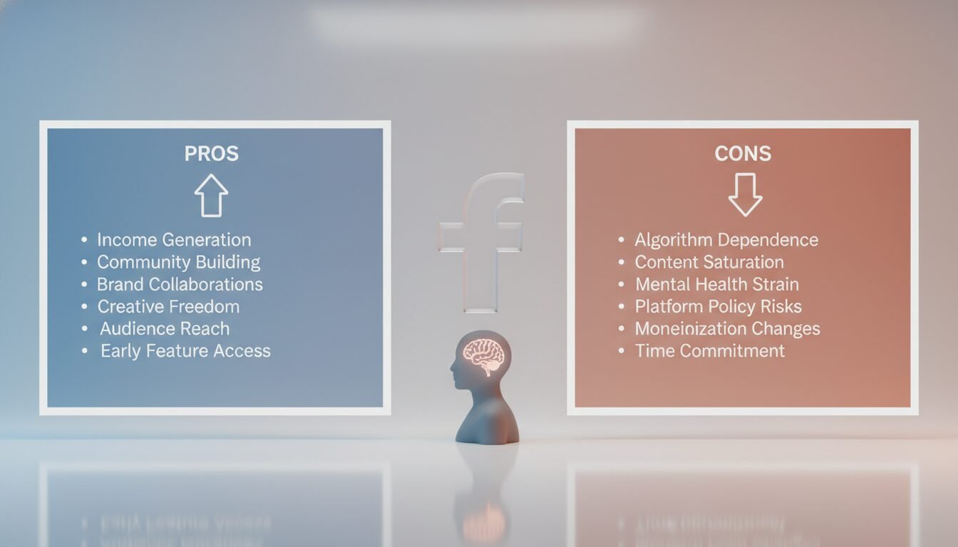 Pros and Cons of Being a Facebook Digital Creator - facebook digital creator | Emin Media