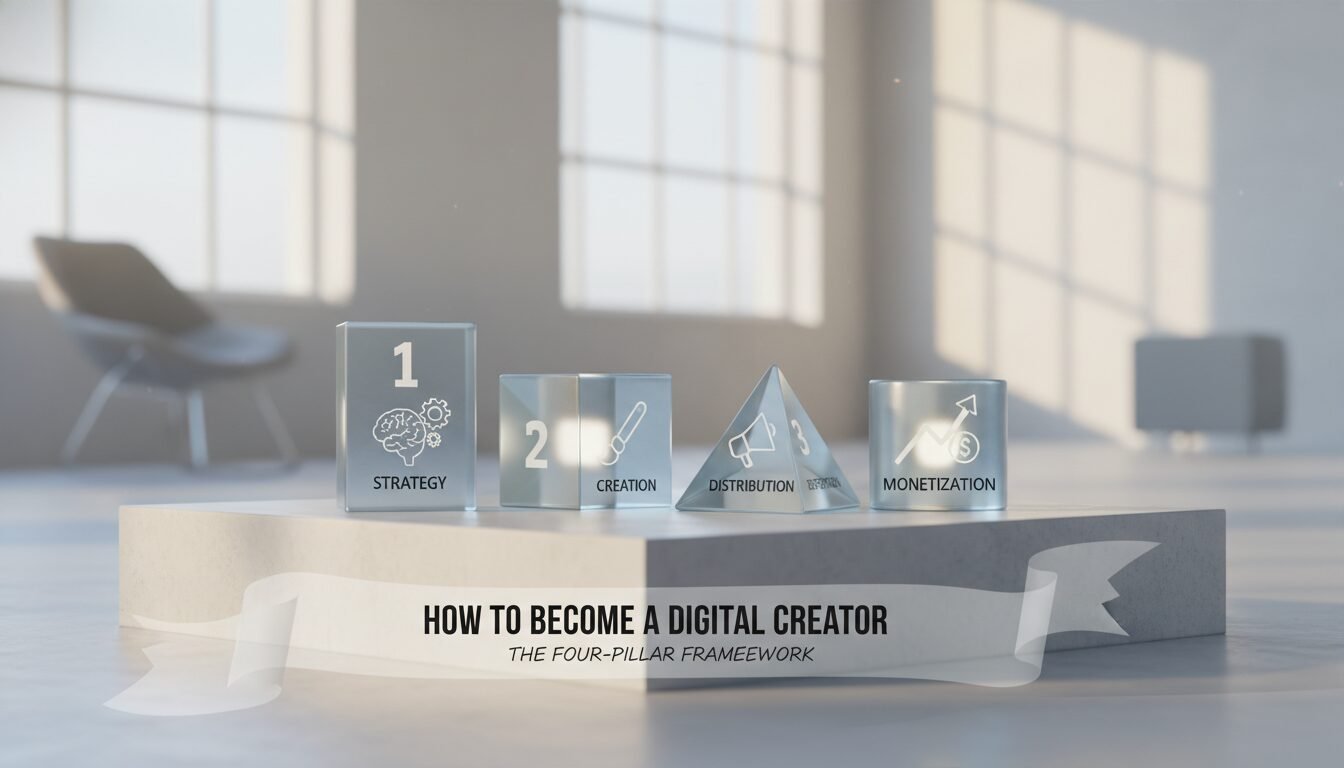 How to Become a Digital Creator: The Four-Pillar Framework - how to become a digital creator | Emin Media