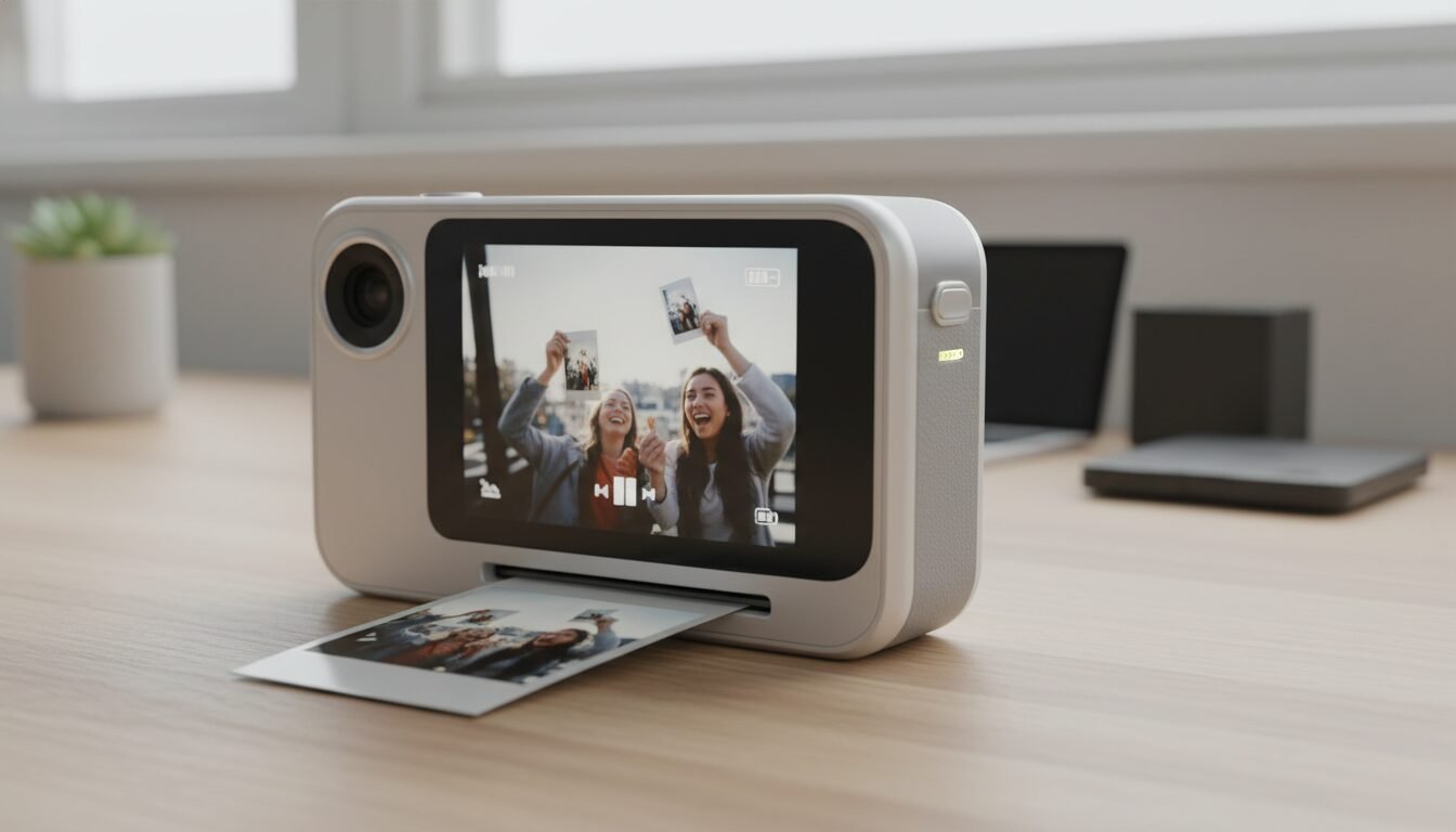 Video Recording in Instant Digital Print Cameras - instant digital print camera | Emin Media