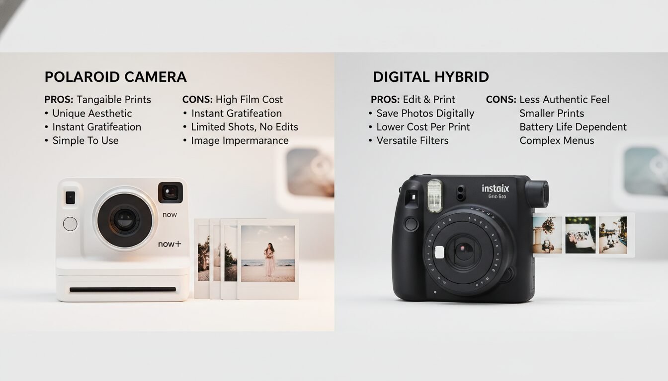 Pros and Cons of Polaroid Camera and Digital Hybrids - polaroid camera and digital | Emin Media