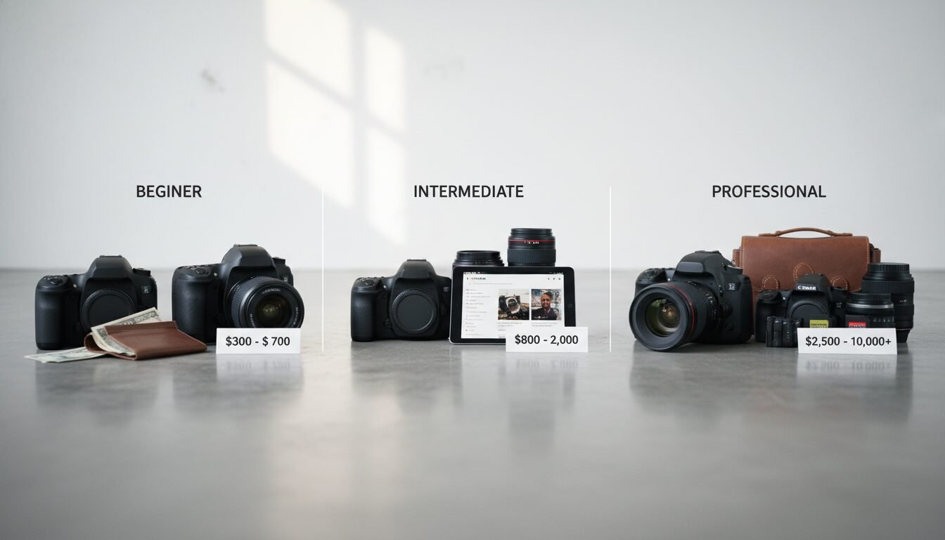 How Much Does a Digital SLR Camera Cost by Skill Level? - price of digital slr camera | Emin Media