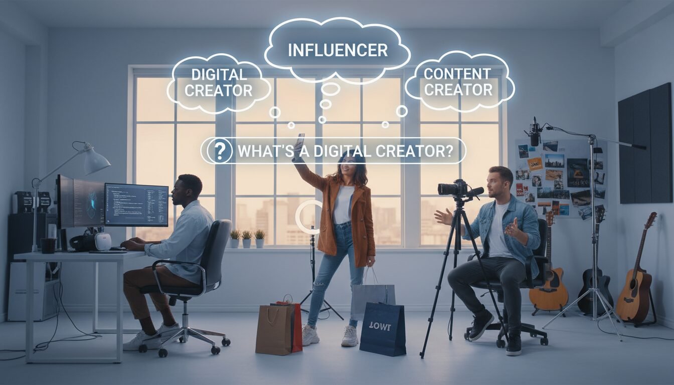 Digital Creator vs. Influencer vs. <a href=