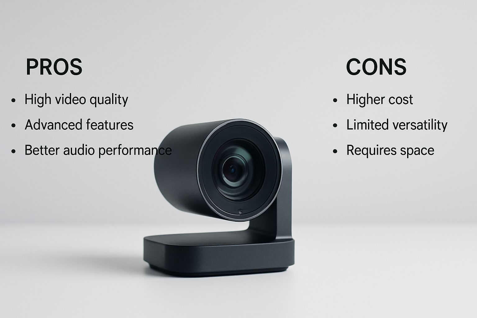 Pros and Cons of Dedicated Video Conference Cameras - best video conference camera | Emin Media
