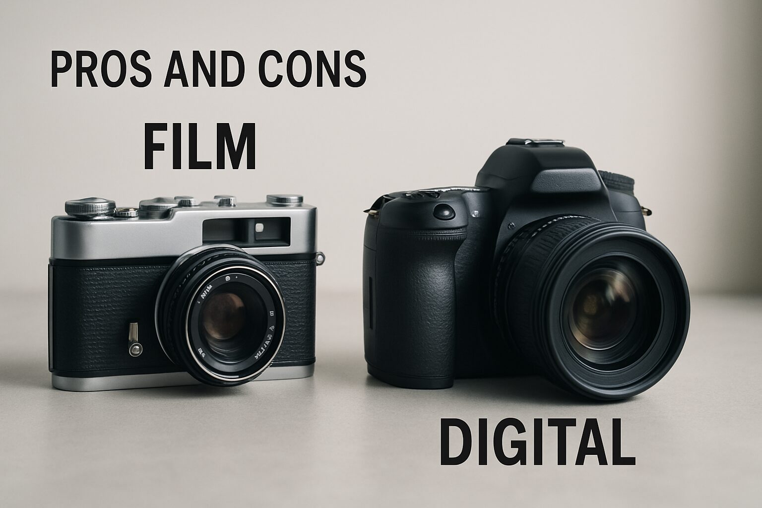 Pros and Cons of Camera Film vs Digital - camera film vs digital | Emin Media