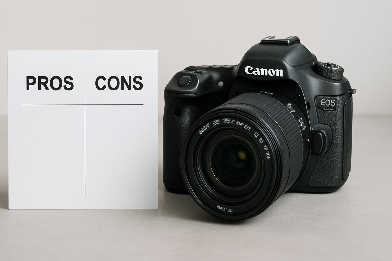Pros and Cons of a Canon Digital Single Lens Reflex Camera - canon digital single lens reflex camera | Emin Media