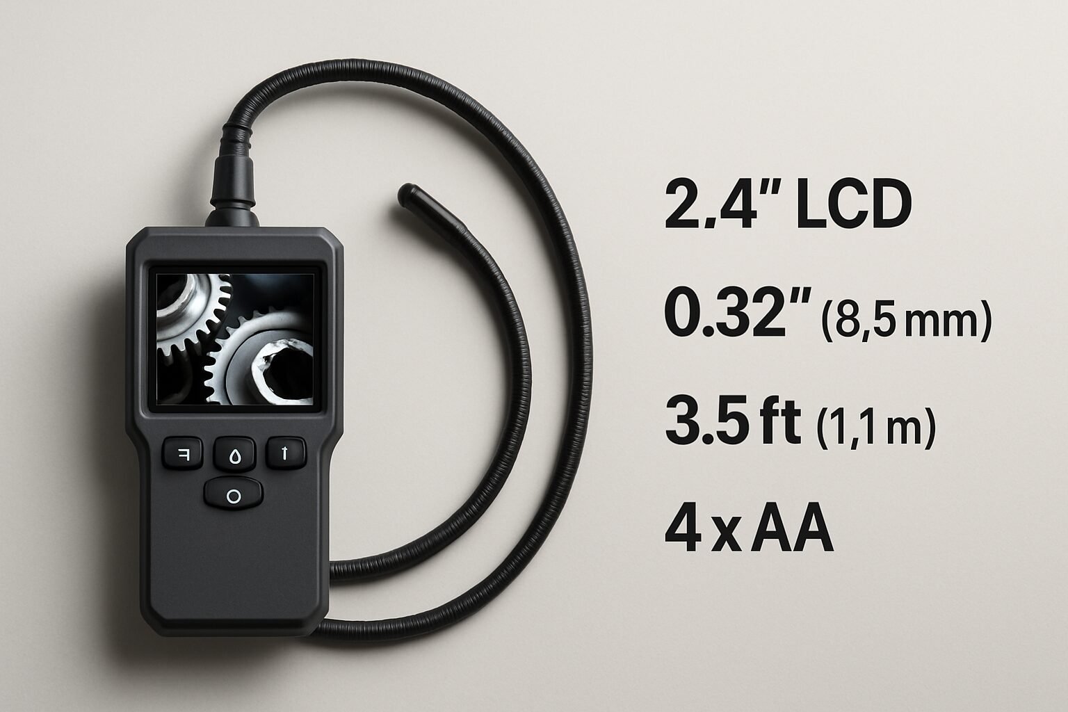 Key Specifications and Technical Details - cen tech digital inspection camera | Emin Media