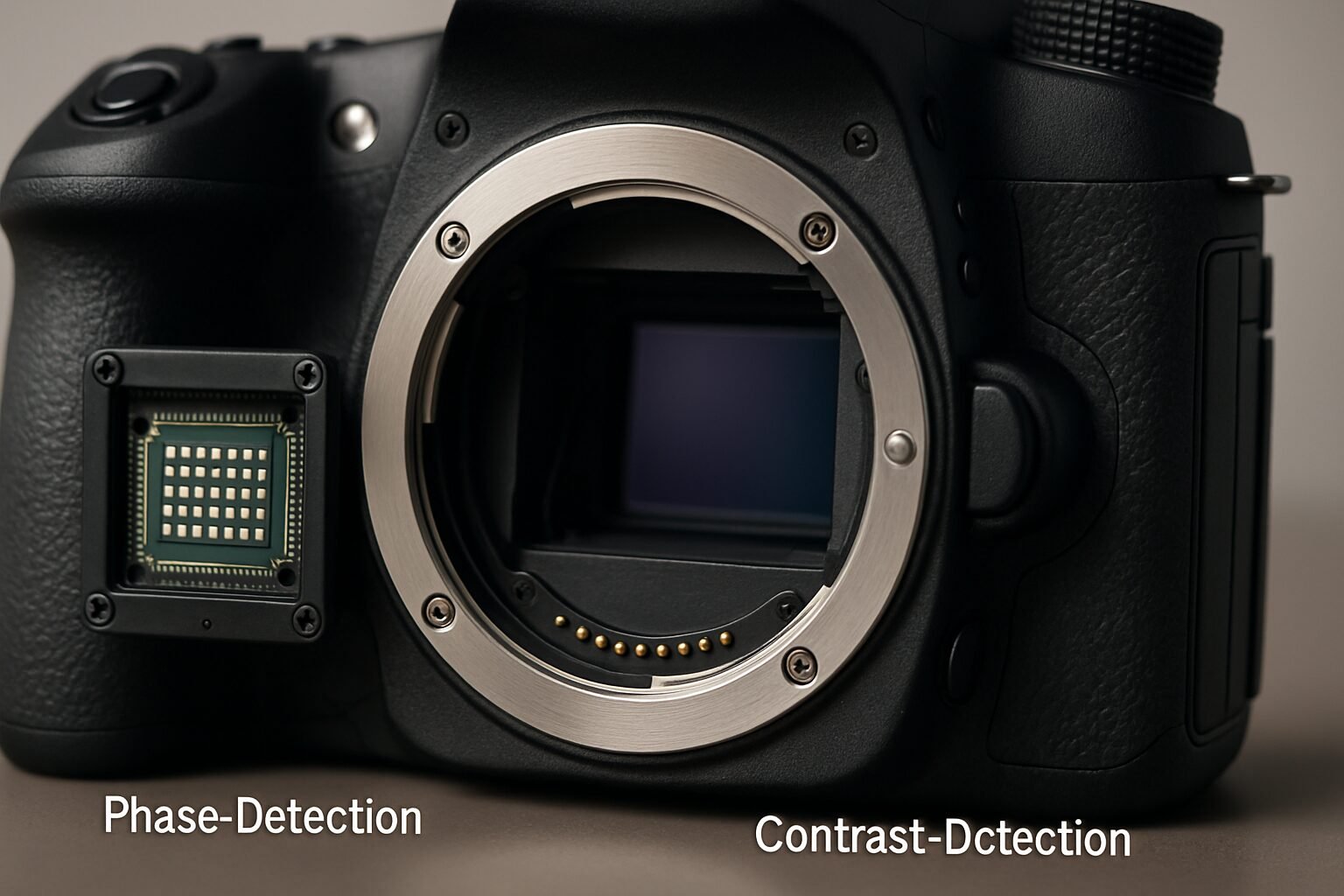 Autofocus System: Phase-Detection vs. Contrast-Detection - parts of digital single lens reflex camera | Emin Media