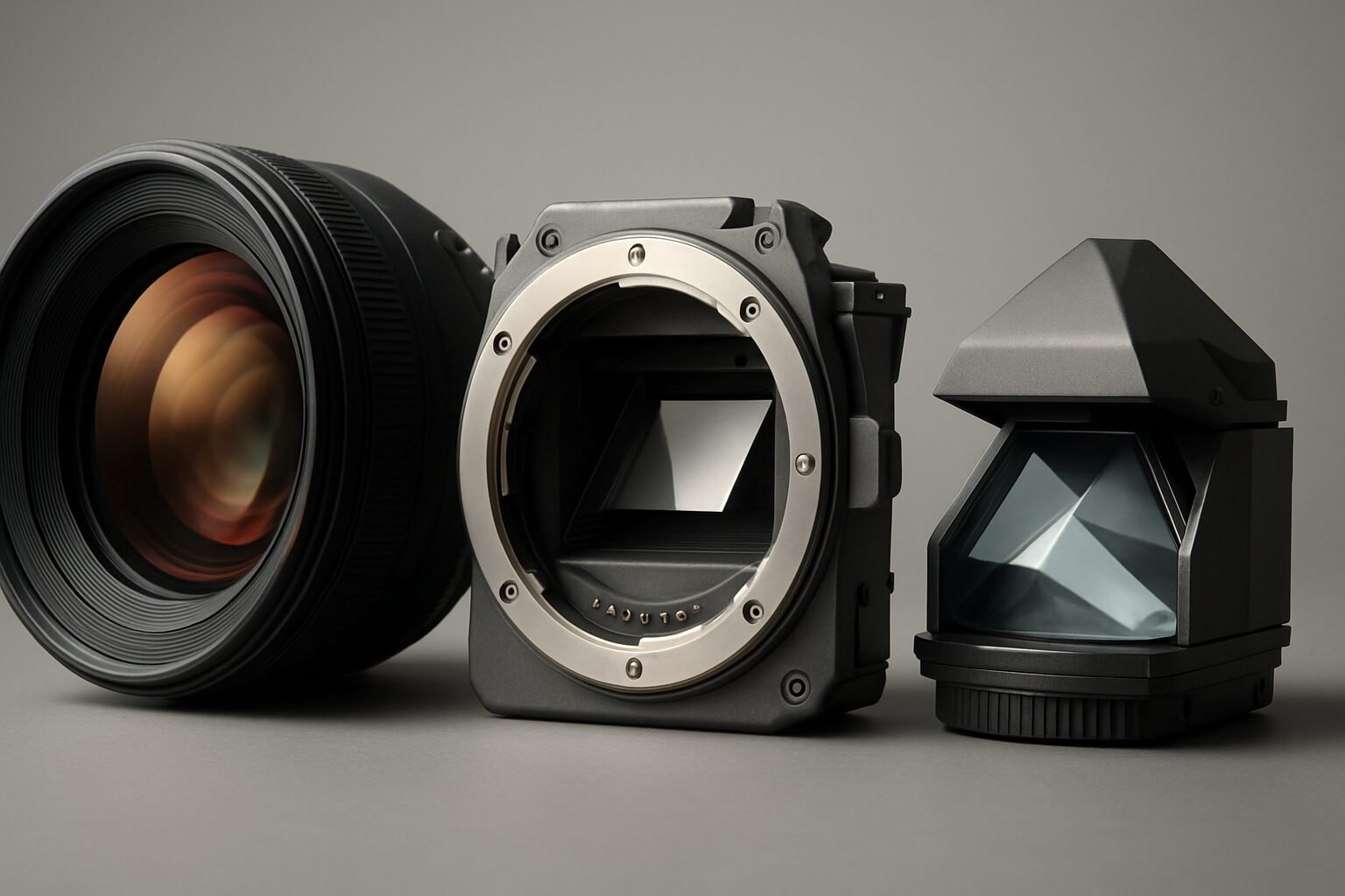 Optical Components: Lens, Reflex Mirror, and Pentaprism - parts of digital single lens reflex camera | Emin Media