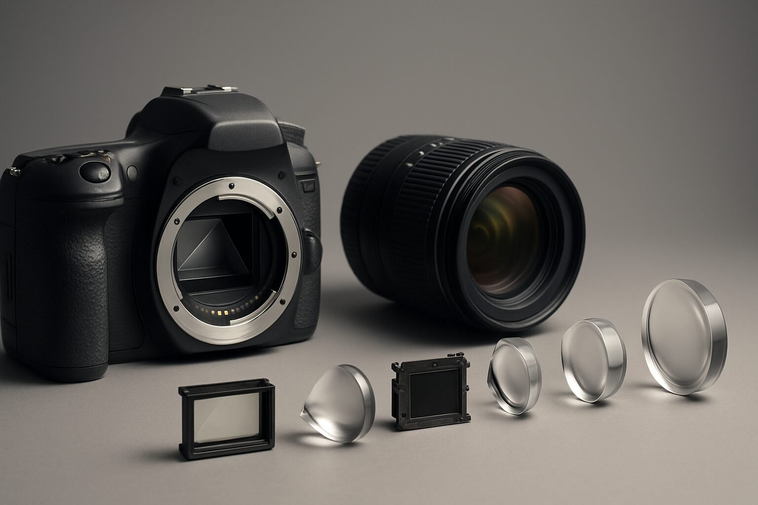 The Optical System of a Digital SLR - parts of digital slr camera | Emin Media
