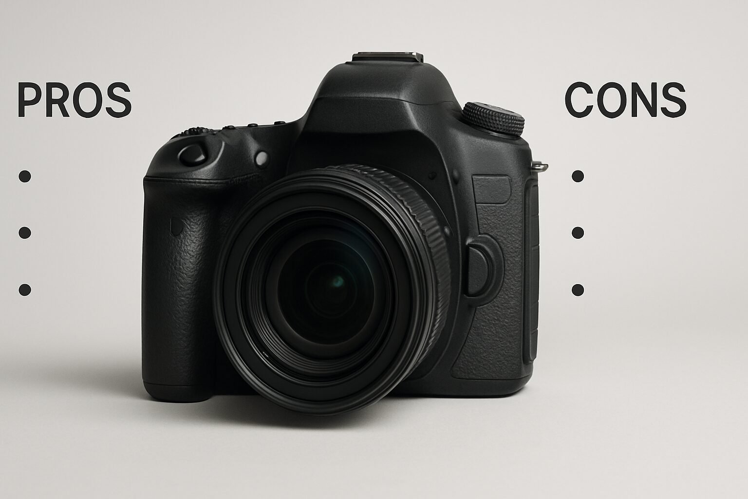Pros and Cons - professional digital slr camera | Emin Media
