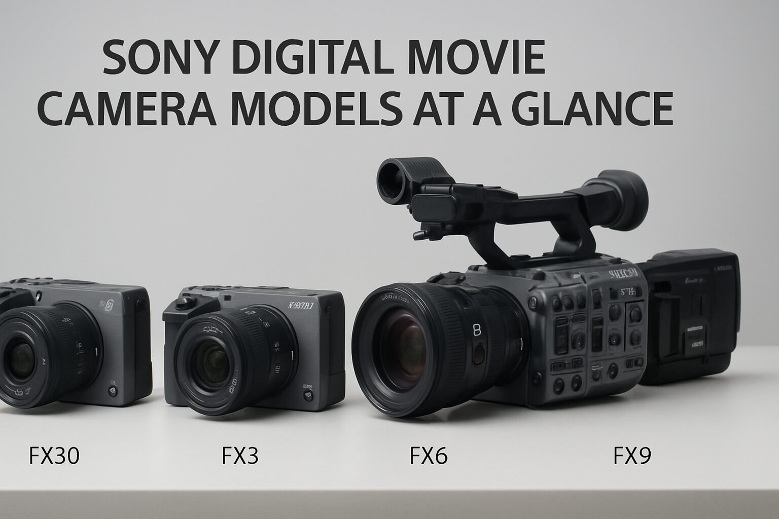 Comparison Table: Sony Digital Movie Camera Models at a Glance - sony digital movie camera | Emin Media